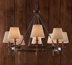 Linen Chandelier Shades Set Of 3 Pottery Barn