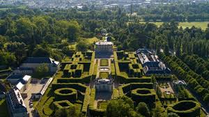 the remote gardens and pavilions of