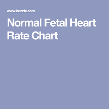 Normal Fetal Heart Rate Chart Were Having A Baby Heart