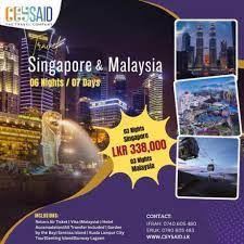 travel singapore and msia colombo