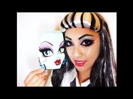 monster high makeup tutorial frankie