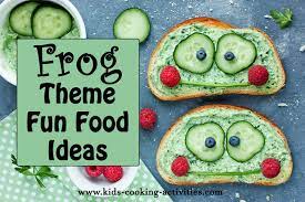 frog theme fun food ideas