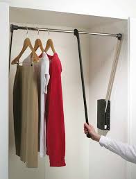 pull down wardrobe rail for internal