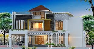 Mixed roof style ultra modern house in Kerala - Kerala home design and  floor plans - 9000+ houses gambar png