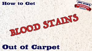 how to get blood stains and other