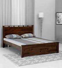 Santiago Solid Wood Queen Size Bed