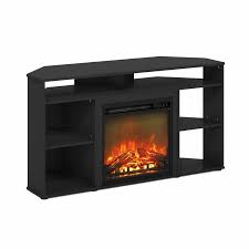 We Furniture 58 Wood Fireplace Tv Stand