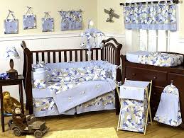 blue and brown camouflage baby boy crib