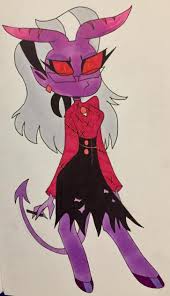 I feel so bad for Mrs. Mayberry, I don't think she deserves to be in hell,  finished coloring her! : r/HelluvaBoss