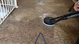 steam clean concrete floor you