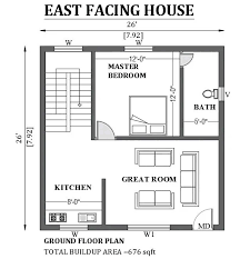 26 X26 East Facing House Plan As Per