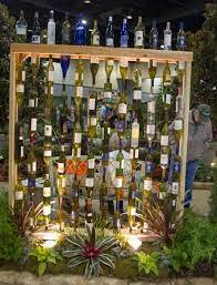 12 Diy Glass Bottles Garden Decor