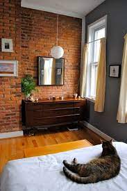 Apartment Therapy Brick Wall Bedroom