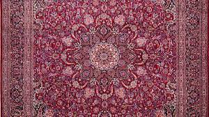 raspberry red rug persian mashad rug
