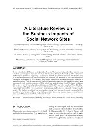 Chapter Two   Literature Review  Overview of Social Media   Uses     
