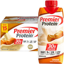 premier protein high protein shake caramel 11 fluid ounce 15 pack