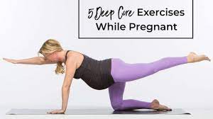 5 deep core exercises while pregnant