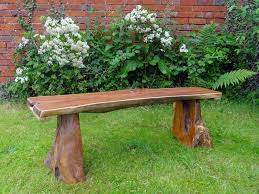Designer garden backless bench in fsc solid hardwood. Teak Root Backless Garden Bench 140cm 2 Seater Rustic H45cm Bakulan