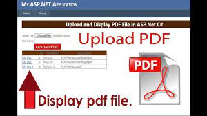 display pdf in asp net c beginners