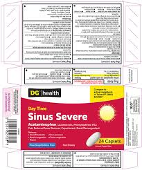 Sinus Severe Daytime Tablet Film Coated Dolgencorp Llc