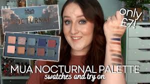 mua nocturnal eyeshadow palette review