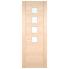 China Glazed Door Solid Wood Door