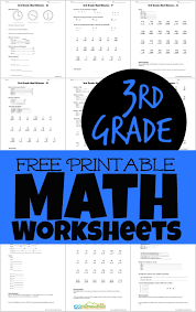 So i created some multiplication games for him that have been a huge hit at our house over the last few weeks. Free Printable 3rd Grade Math Worksheets