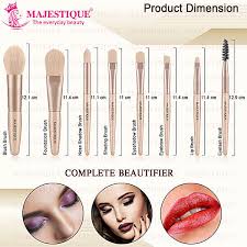 majestique makeup brush collection