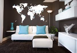 Map Decal Large World Map Vinyl Wall
