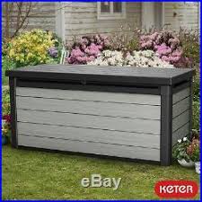 starplast large garden storage deck box