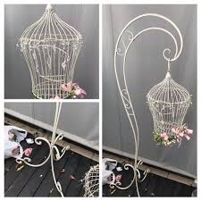 White Wedding Decoration Bird Cage