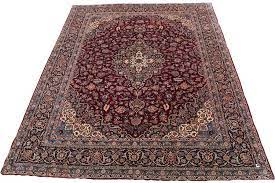 traditional kashan rug 10 7 x13 3