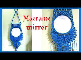 diy macrame mirror wall hanging