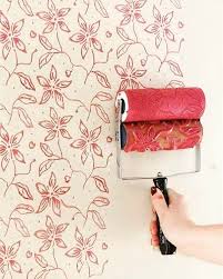 Patterned Paint Rollers Wall