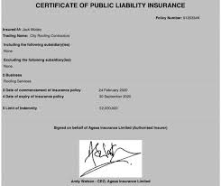 Maybe you would like to learn more about one of these? Public Liability Insurance Cover For 2 000 000 City Roofing Contractors