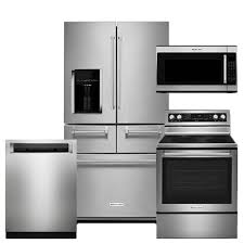 We have kitchen packages from all of the leading brands including ge. Kitchenaid 4 Piece Stainless Steel Kitchen Suite At Menards