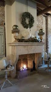 Limestone Fireplace French Italian