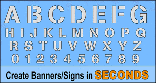 letter stencils printable alphabet