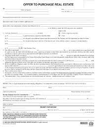 purchase real estate form
