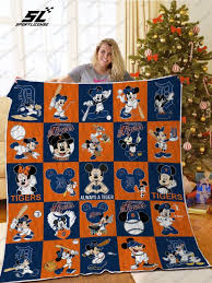 Detroit Tigers Mickey Mouse Quilt