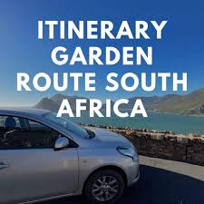 Itinerary Garden Route South Africa