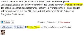 Teufels Sohn, Matthias Filbinger, CDU + Facebook » henningschuerig. - matthias-filbinger-thomas-teufel