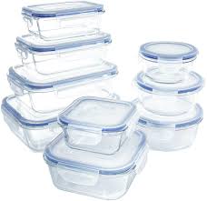 Shop for glass containers with lids online at target. Amazon Com 1790 Glass Food Storage Containers With Lids Glass Meal Prep Containers Airtight Glass Lunch Boxes Approved Leak Proof 18 Piece 9pk Up To 450