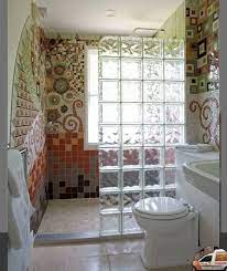 Bathroom Glass Block Partition Ideas