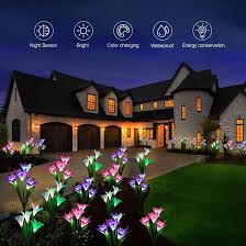 solar outdoor garden lights with