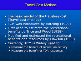 Ppt M6 Travel Cost Method Tcm Powerpoint Presentation