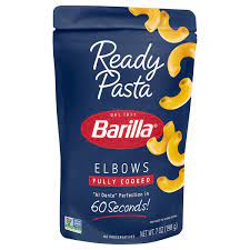 barilla fully cooked ready pasta elbows