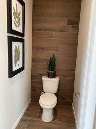 Wood Wall Bathroom Toilet Room Decor