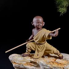 kung fu ceramic small buddha statue