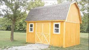 a gambrel roof mini barn you